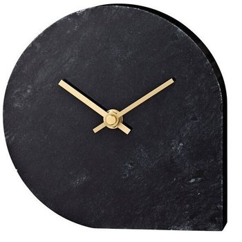 AYTM STILLA clock - Black marble