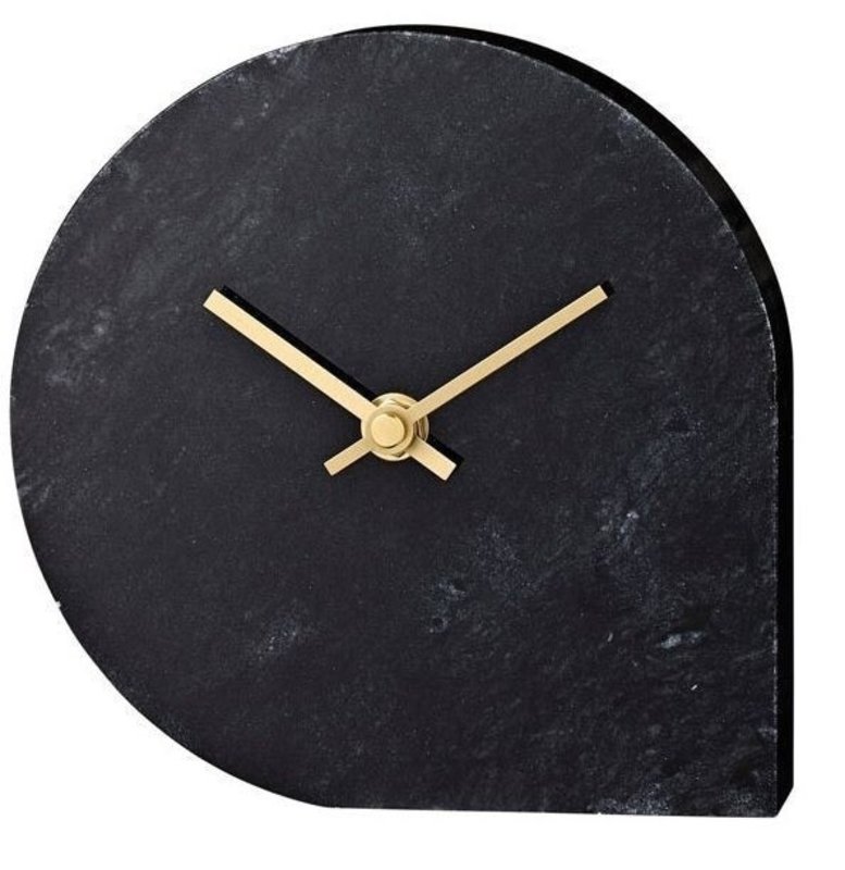 AYTM STILLA clock - Black marble