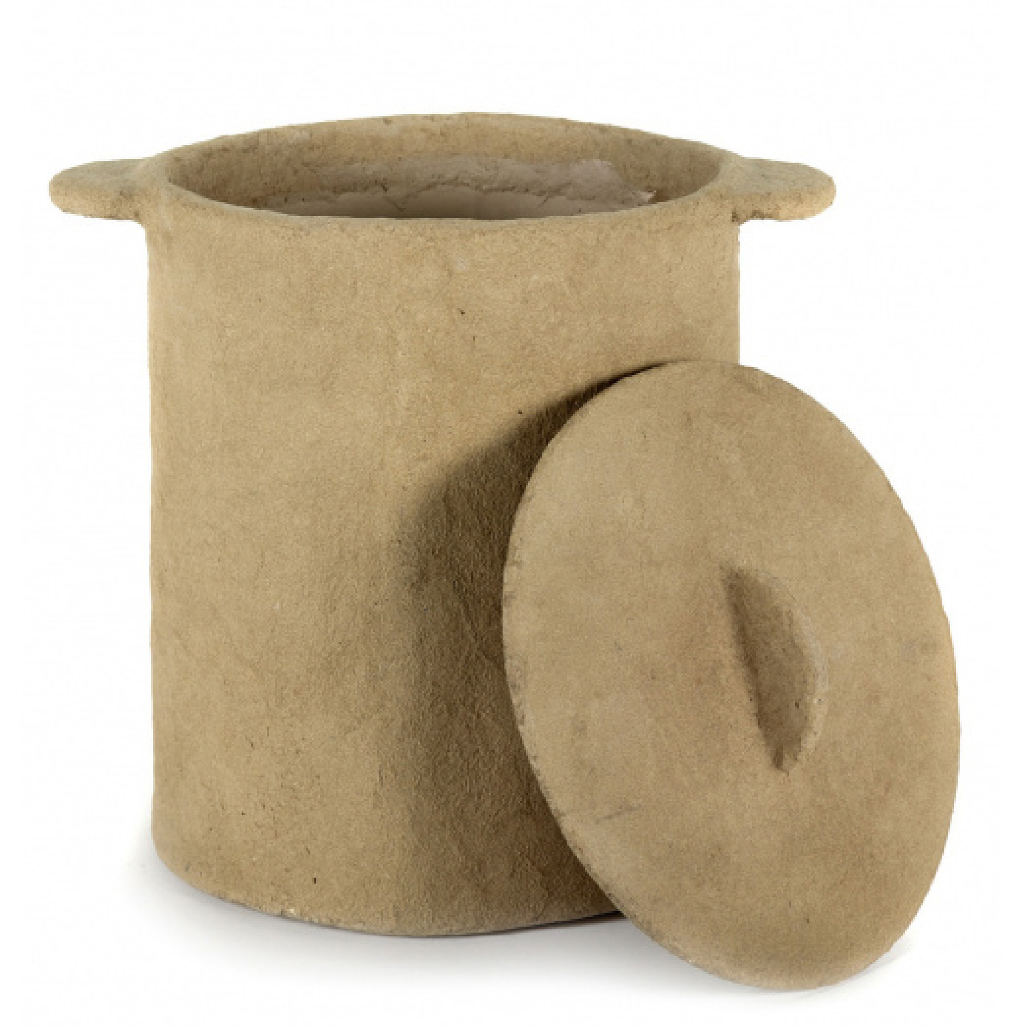 Serax POT + DEKSEL EARTH PAPIER MACHE BRUIN D35 H40