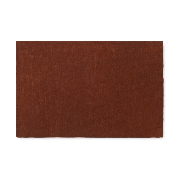 Ferm Living Linen Placemat - Set of 2 - Cinnamon