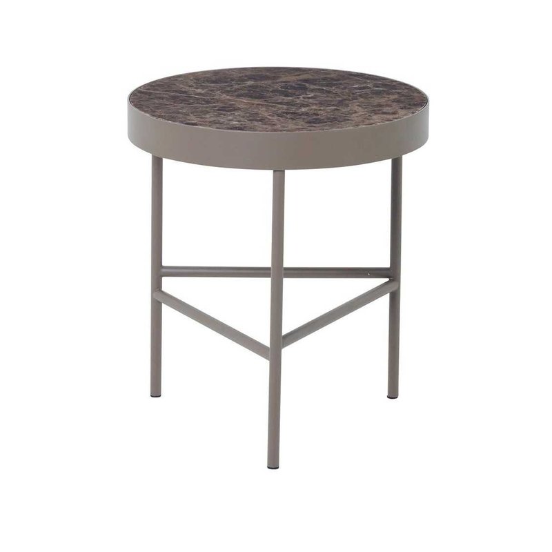 Ferm Living Marble Table Medium Brown