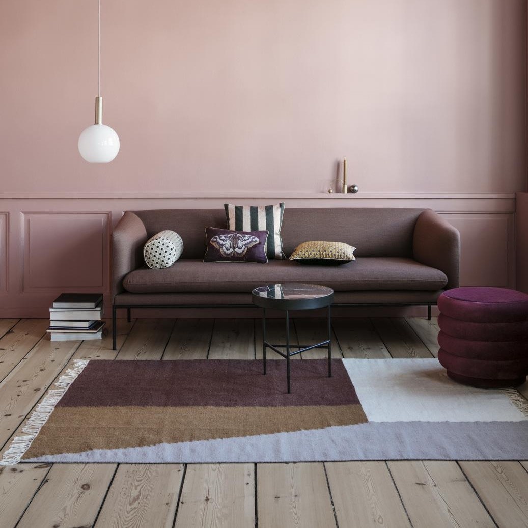 Ferm Living Marble Table Medium Brown - SHOWROOM MODEL