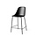 Audo Copenhagen Harbour Side Counter Chair, Black Steel Base Black Shell - SHOWROOM MODEL