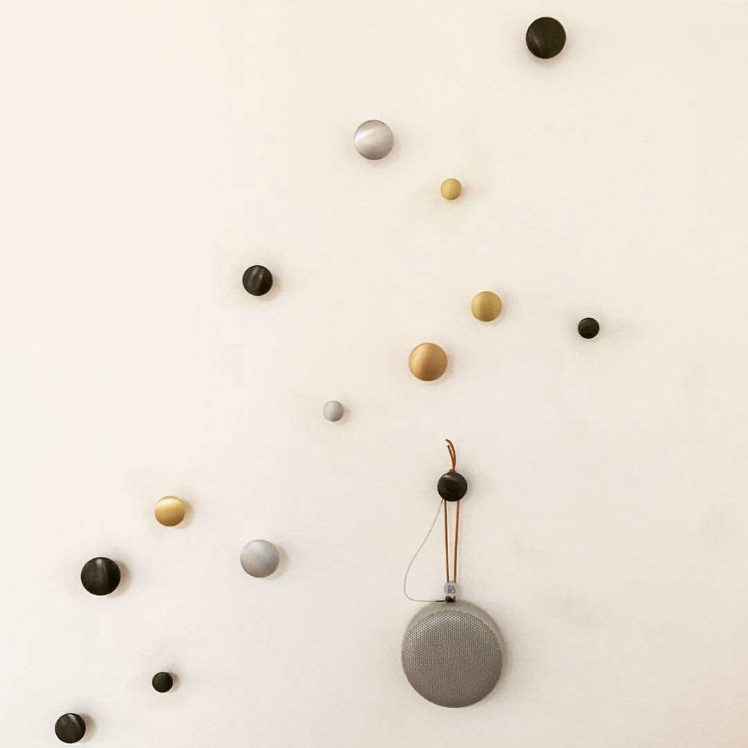 Muuto The Dots Metal - Ø3,9cm - Black
