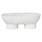 Ferm Living Alza Bowl - White Indian Banswara Marble