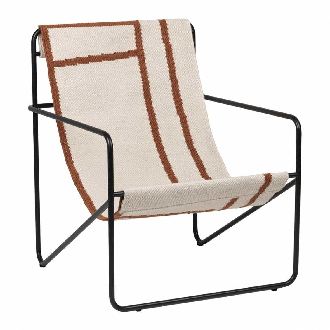 Ferm Living Desert Lounge Chair - Black/Shape
