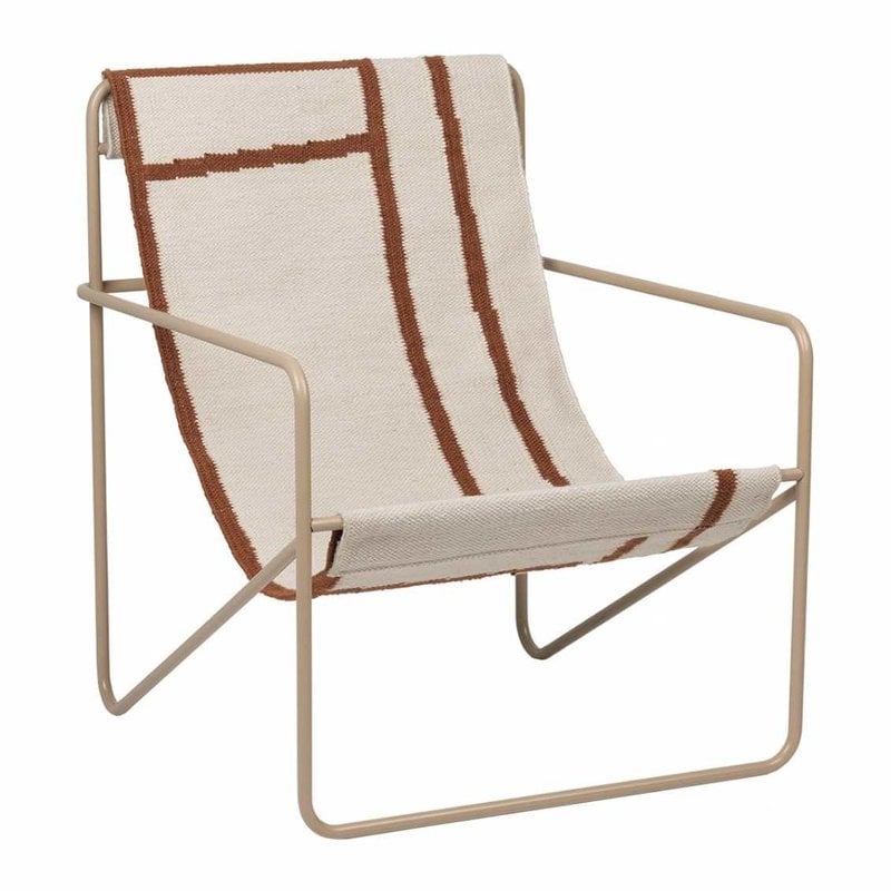 Ferm Living Desert Lounge Chair - Cashmere/Shape