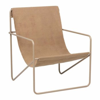 Ferm Living Desert Lounge Chair - Cashmere/Sand