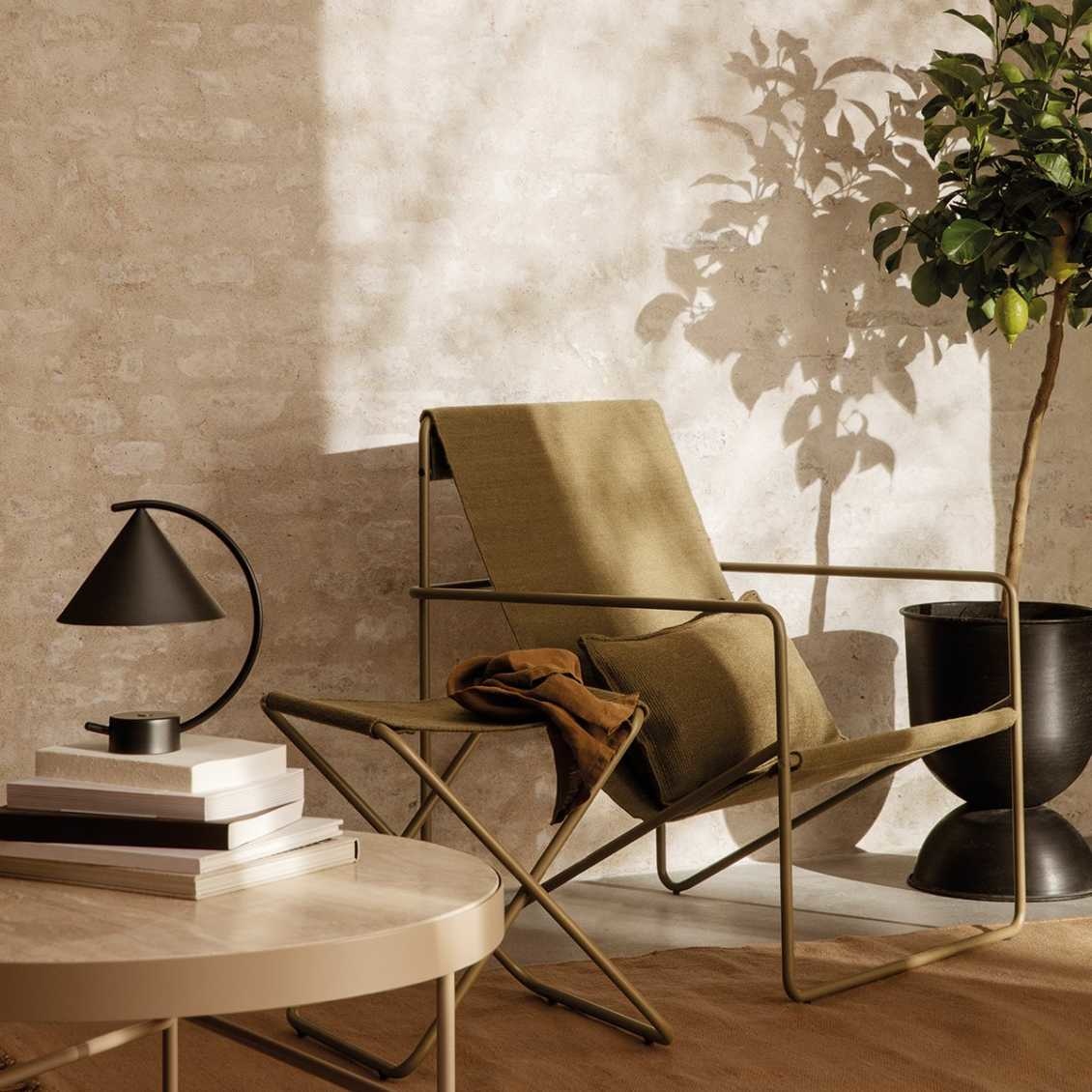 Ferm Living Desert Lounge Chair - Cashmere/Sand