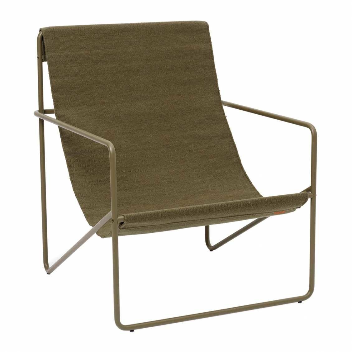 Ferm Living Desert Lounge Chair - Olive