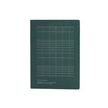 Note Book - geometric, Dark Green