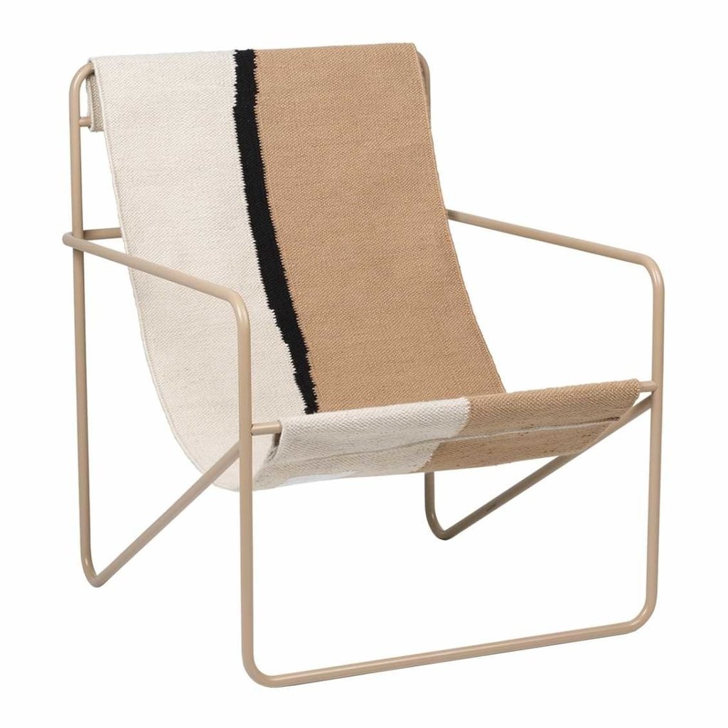 Ferm Living Desert Lounge Chair - Cashmere/Soil