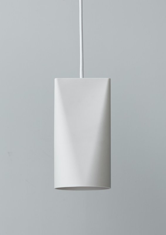 Moebe Ceramic Pendant - Narrow - White