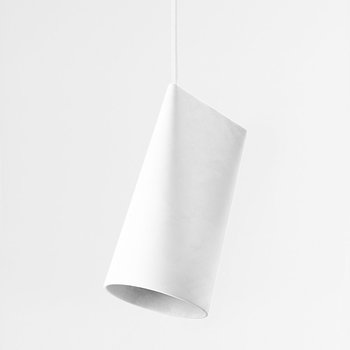 Moebe Ceramic Pendant - Narrow - White