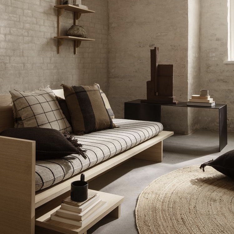 Ferm Living Eternal Round Jute Rug Small - Natural