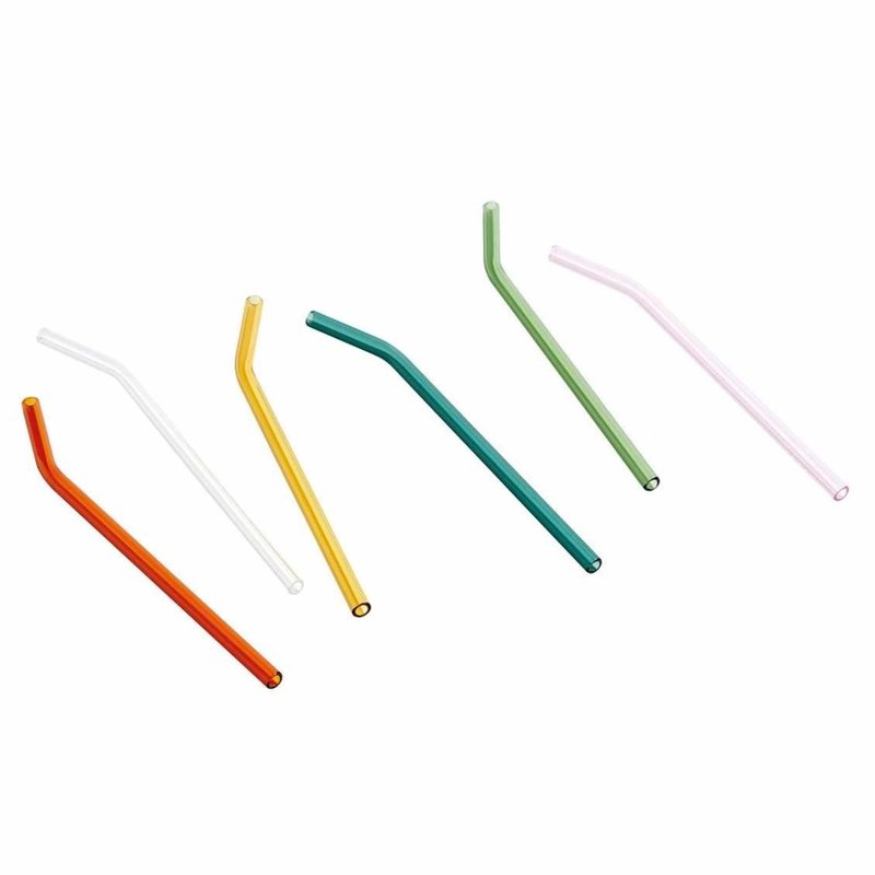 HAY Sip Smooth Straw Set of 6 - Multi