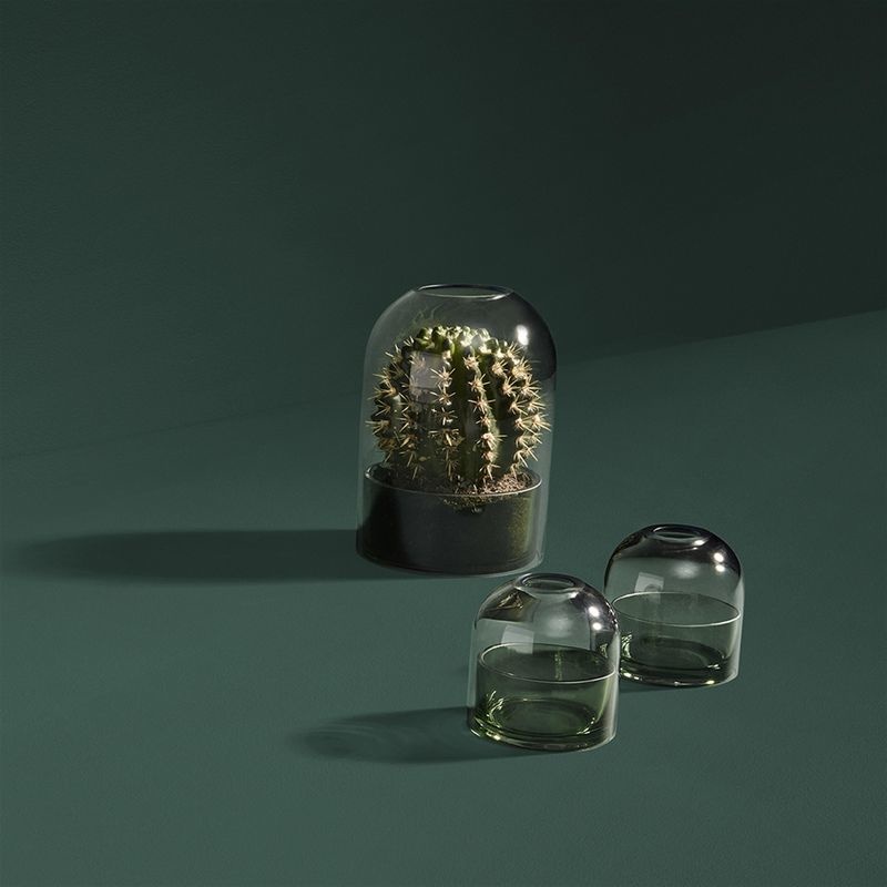 AYTM TOTA lantern for tealight S Black & Forest