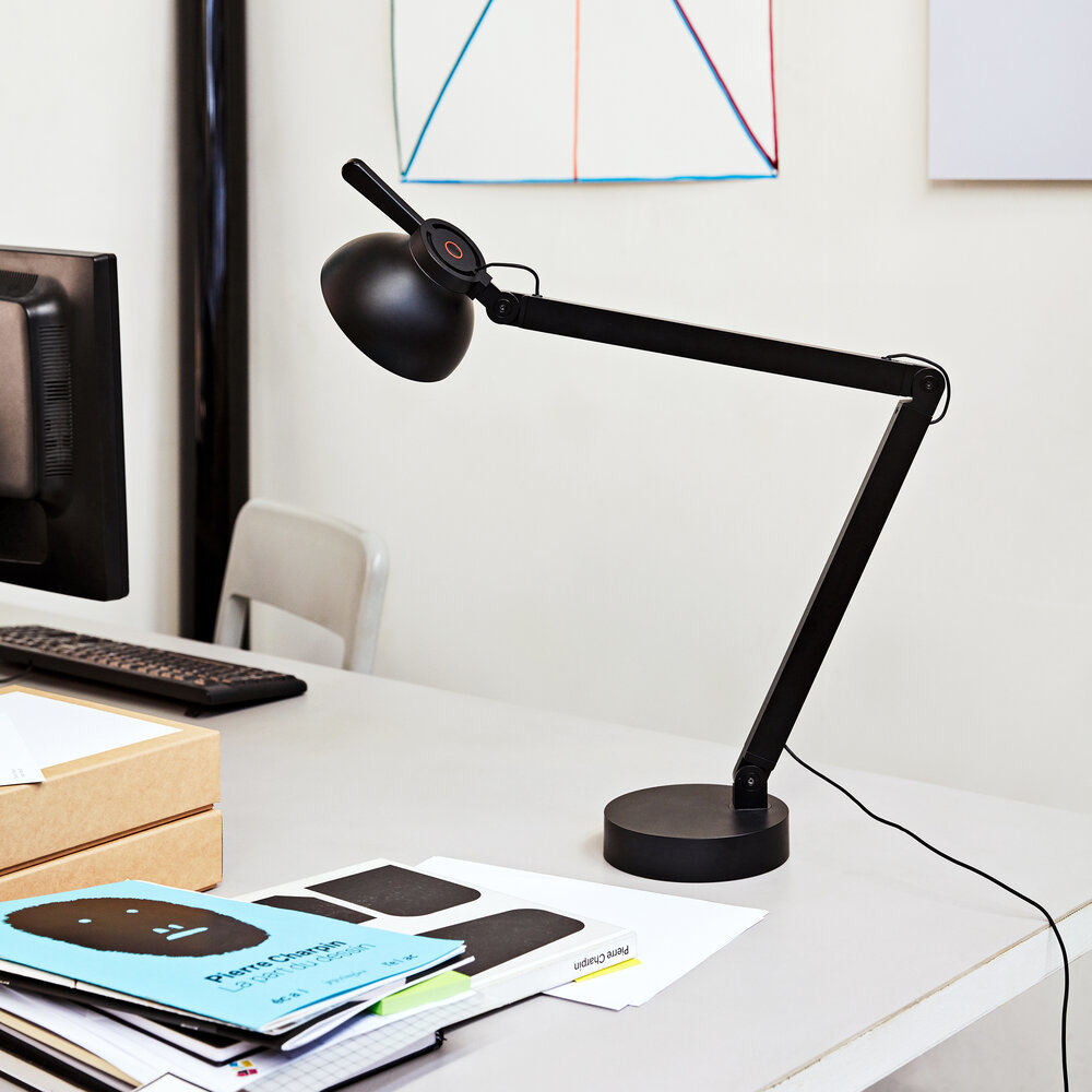 HAY PC Double Arm with Table Base