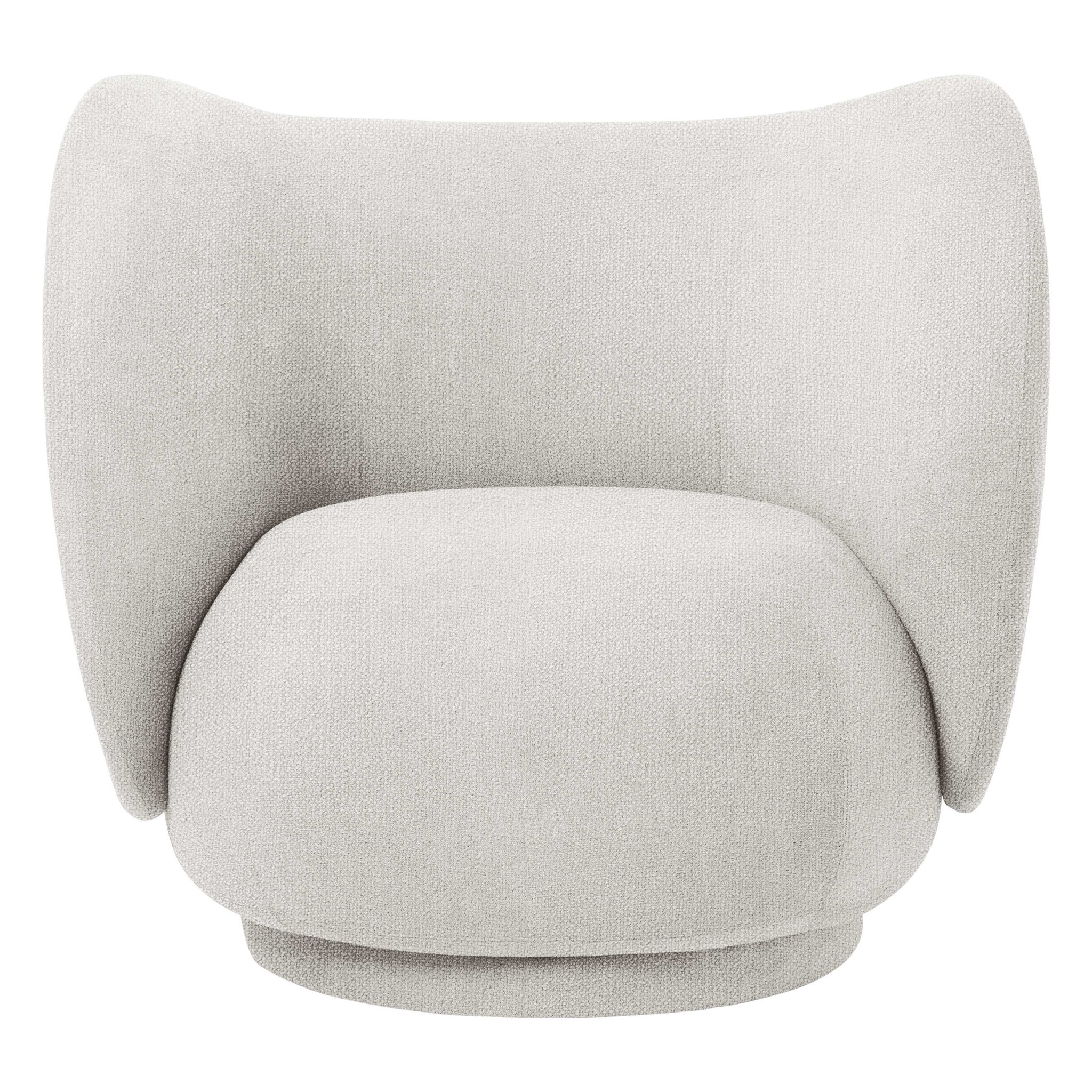 Ferm Living Rico Lounge Chair - Bouclé Off white
