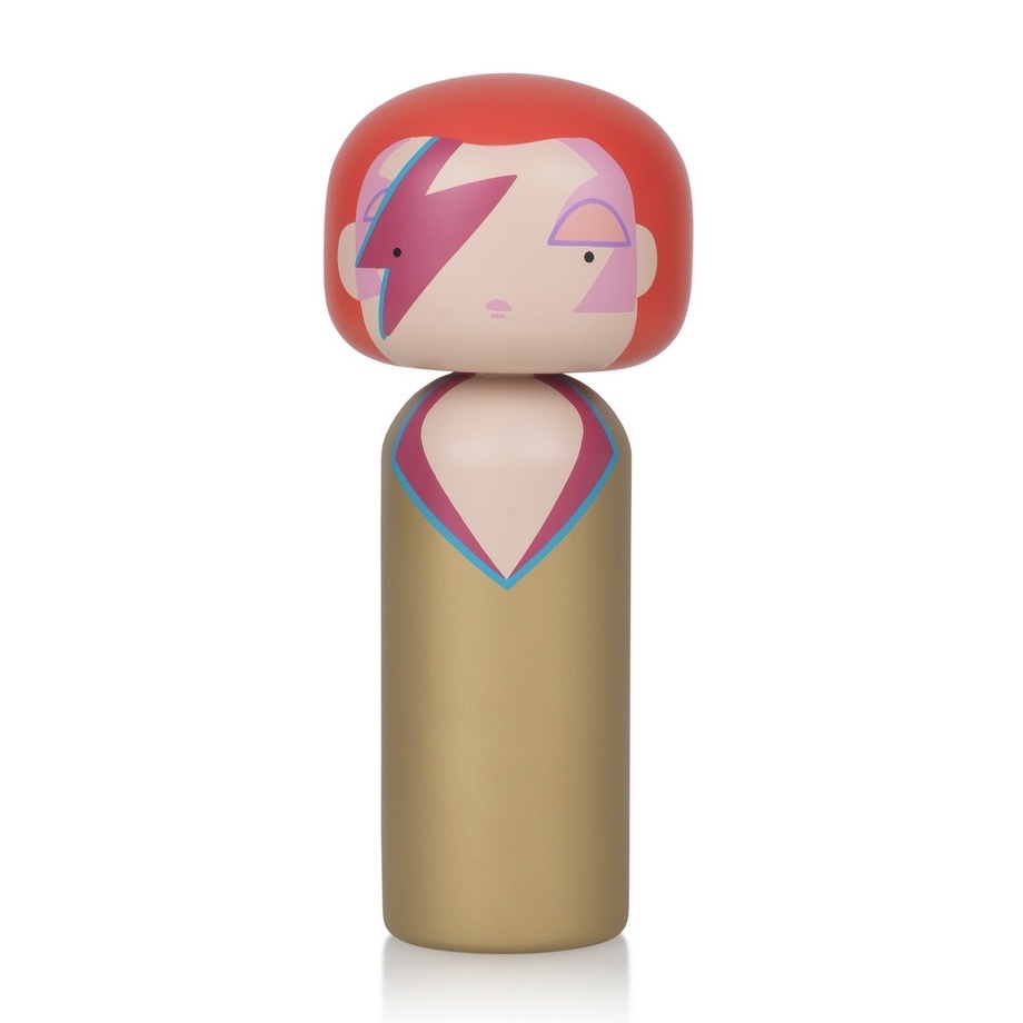 Lucie Kaas Kokeshi - Sketch.inc - David Bowie (Aladdin Sane)