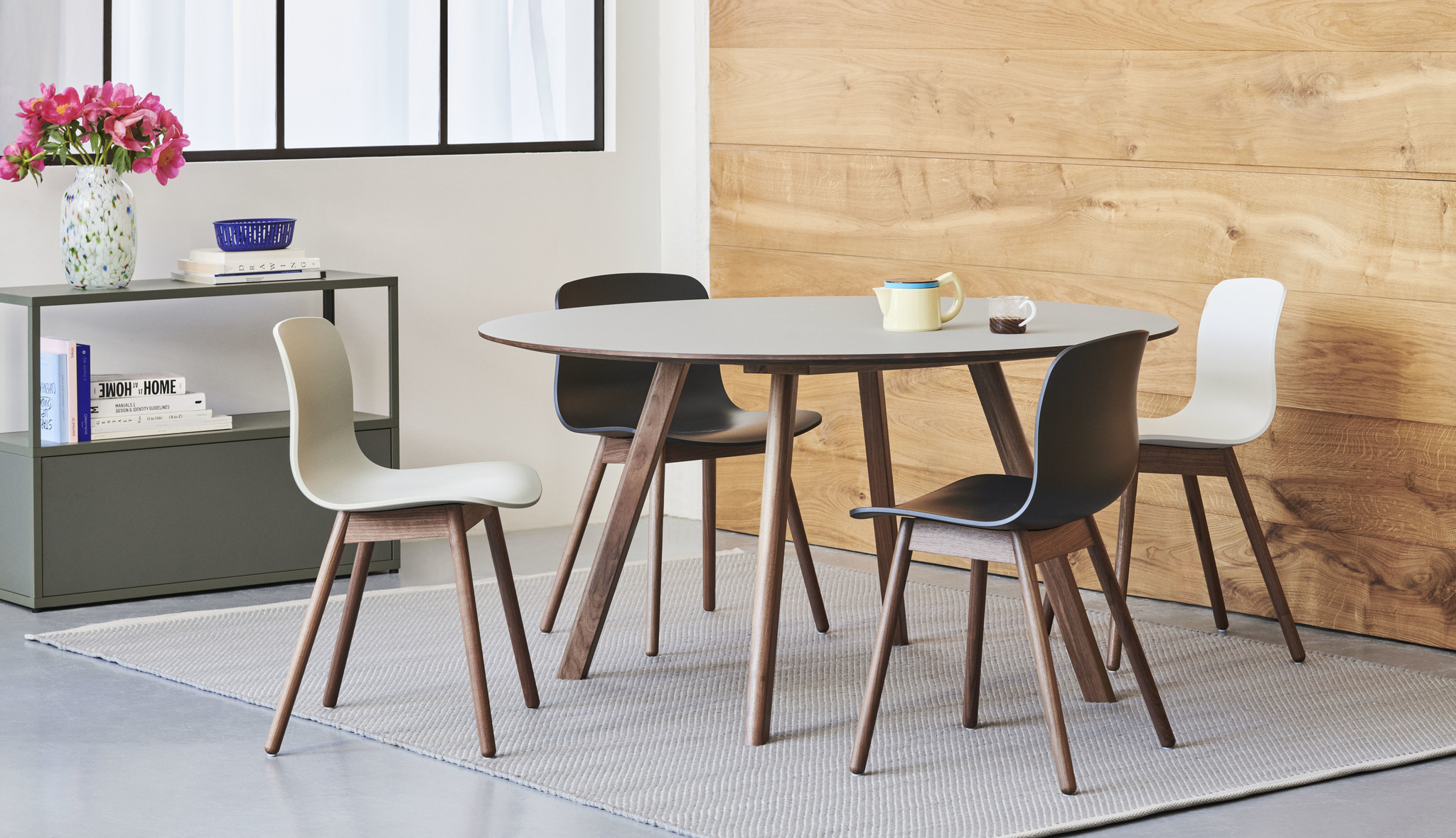 HAY AAC12 Walnut Base/Black
