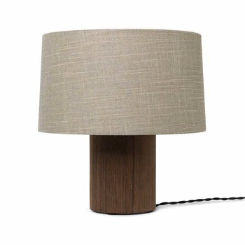 Ferm Living Post Table Lamp - Small Solid Base/Lampshade Natural