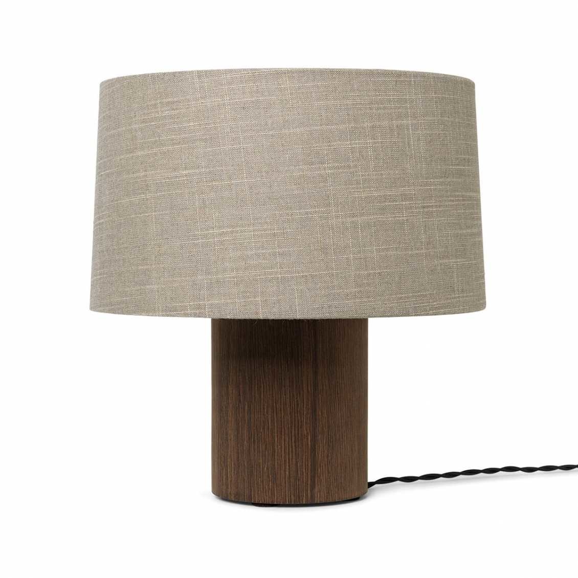 Ferm Living Post Table Lamp - Small Solid Base/Lampshade Natural