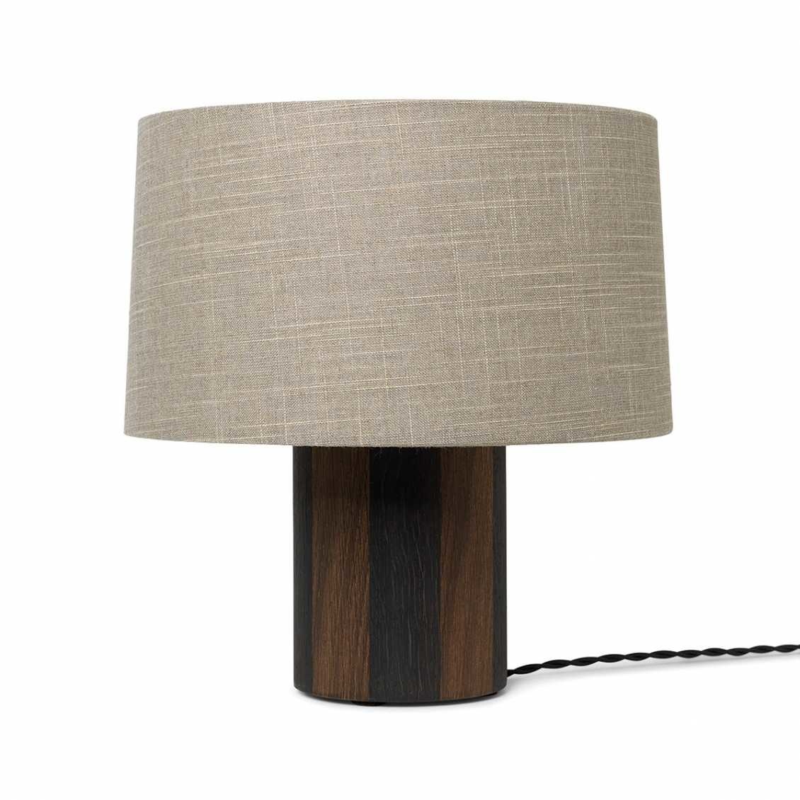 Ferm Living Post Table Lamp - Small Solid Base/Lampshade Natural