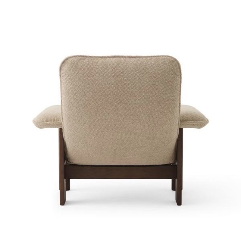 Audo Copenhagen Brasilia Lounge Chair - Boucle 02/Dark Stained Oak