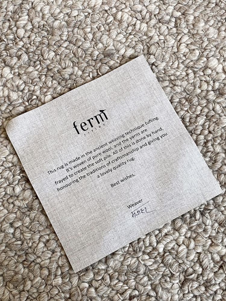 Ferm Living Shade Loop Rug - Small