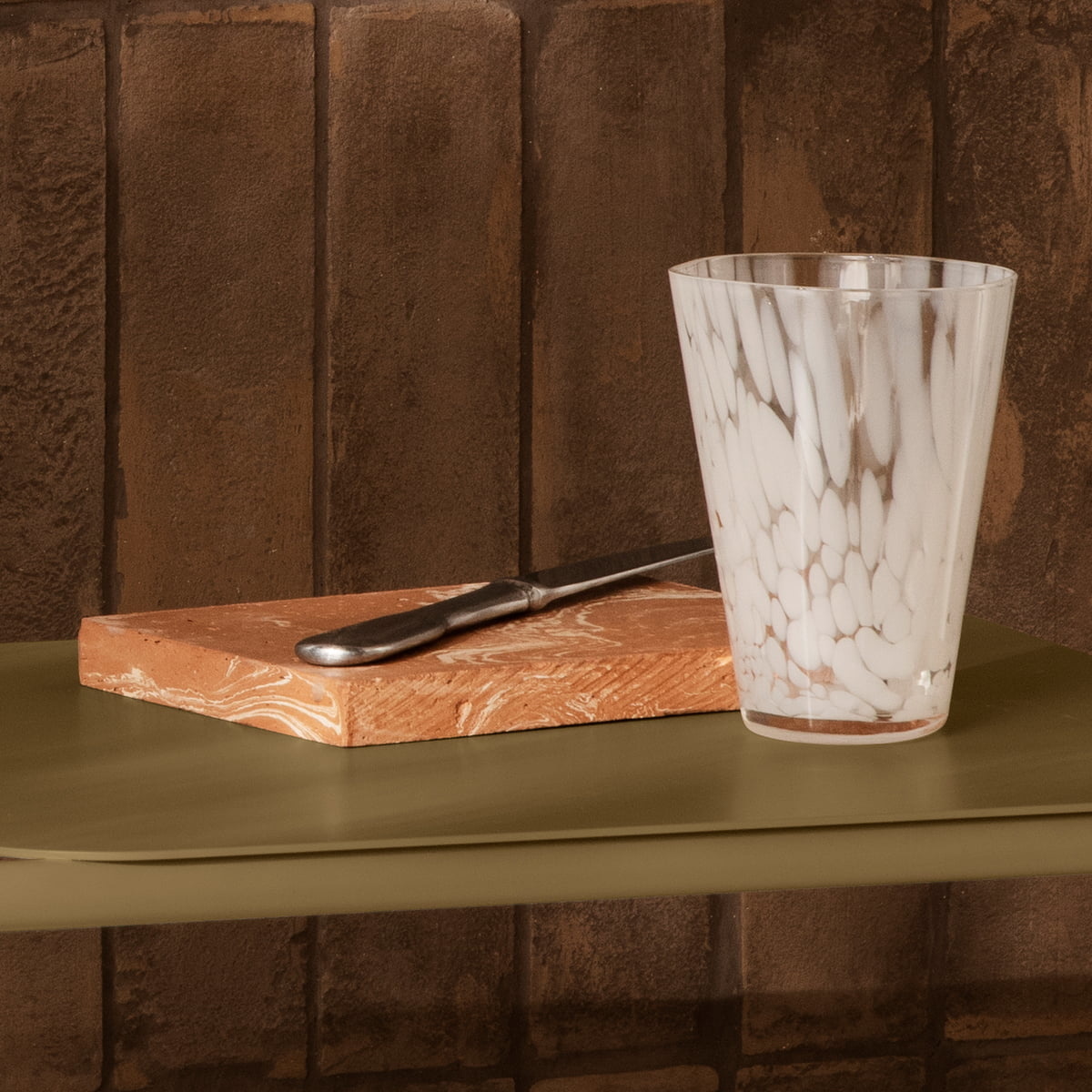 Ferm Living Merge Trivet - Terracotta