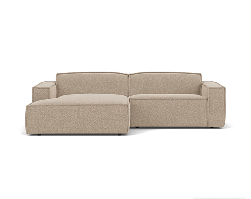 Fest Amsterdam Edge corner sofa divan left - Alpine Natural 01