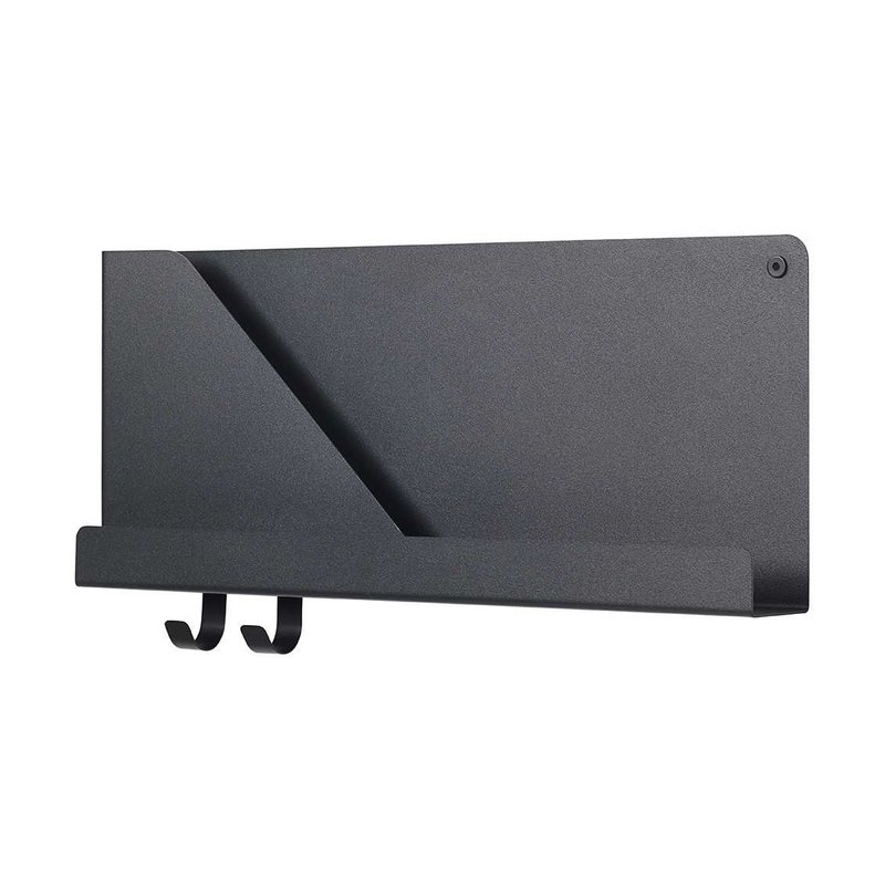 Muuto Folded Shelve 51 x 22 x 6.9 cm black - SHOWROOMMODEL