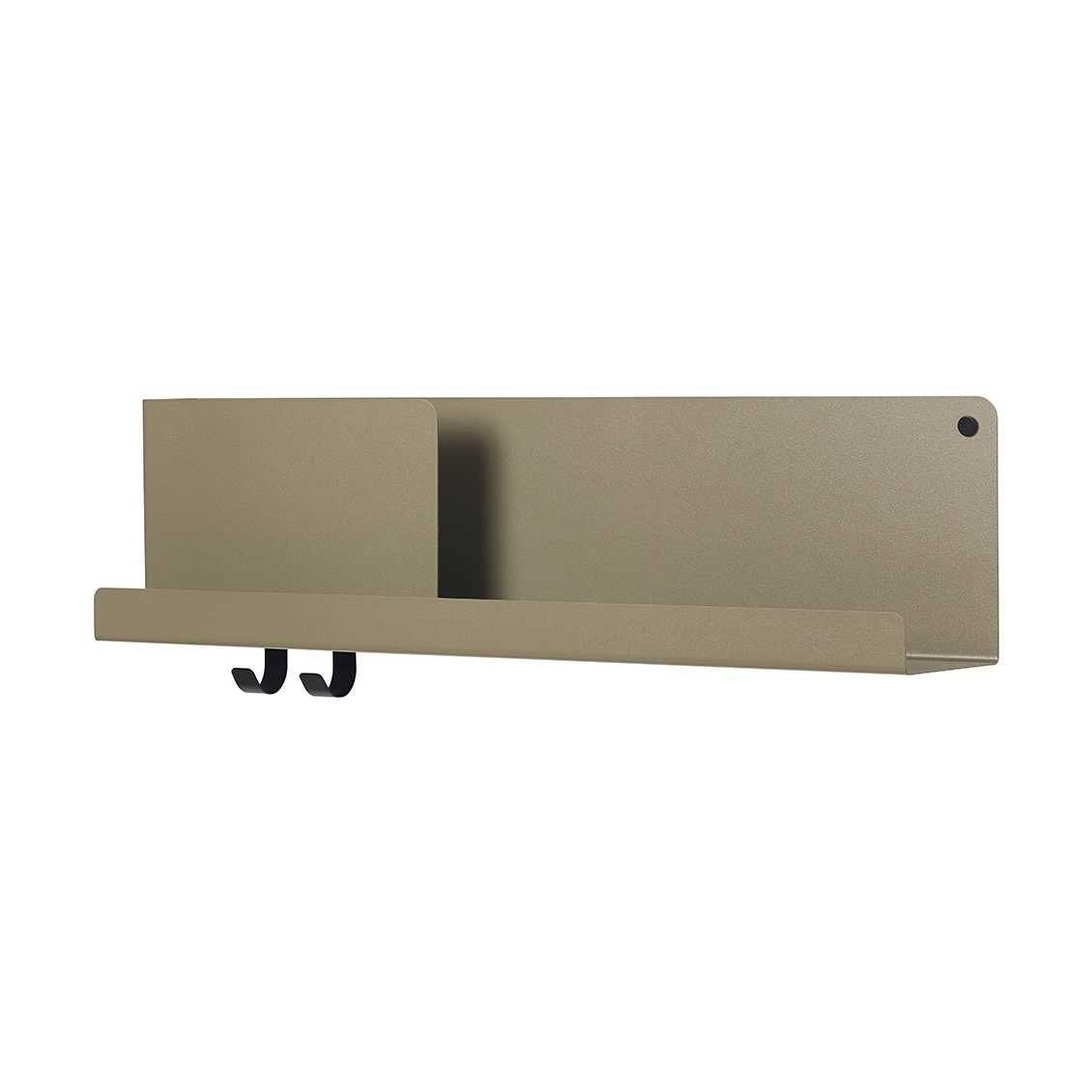 Muuto Folded Shelve 63 x 16.5 x 12.4 cm olive