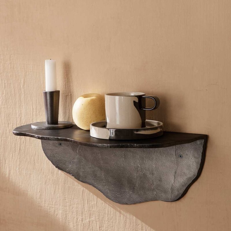 Ferm Living Fracture Shelf - Blackened Aluminium