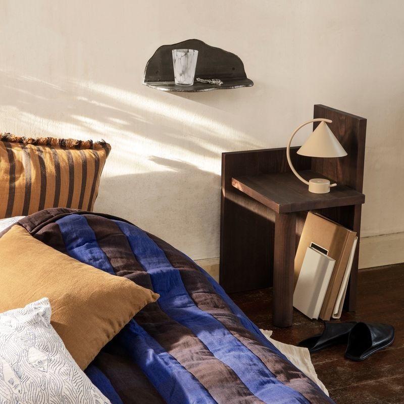 Ferm Living Fracture Shelf - Blackened Aluminium