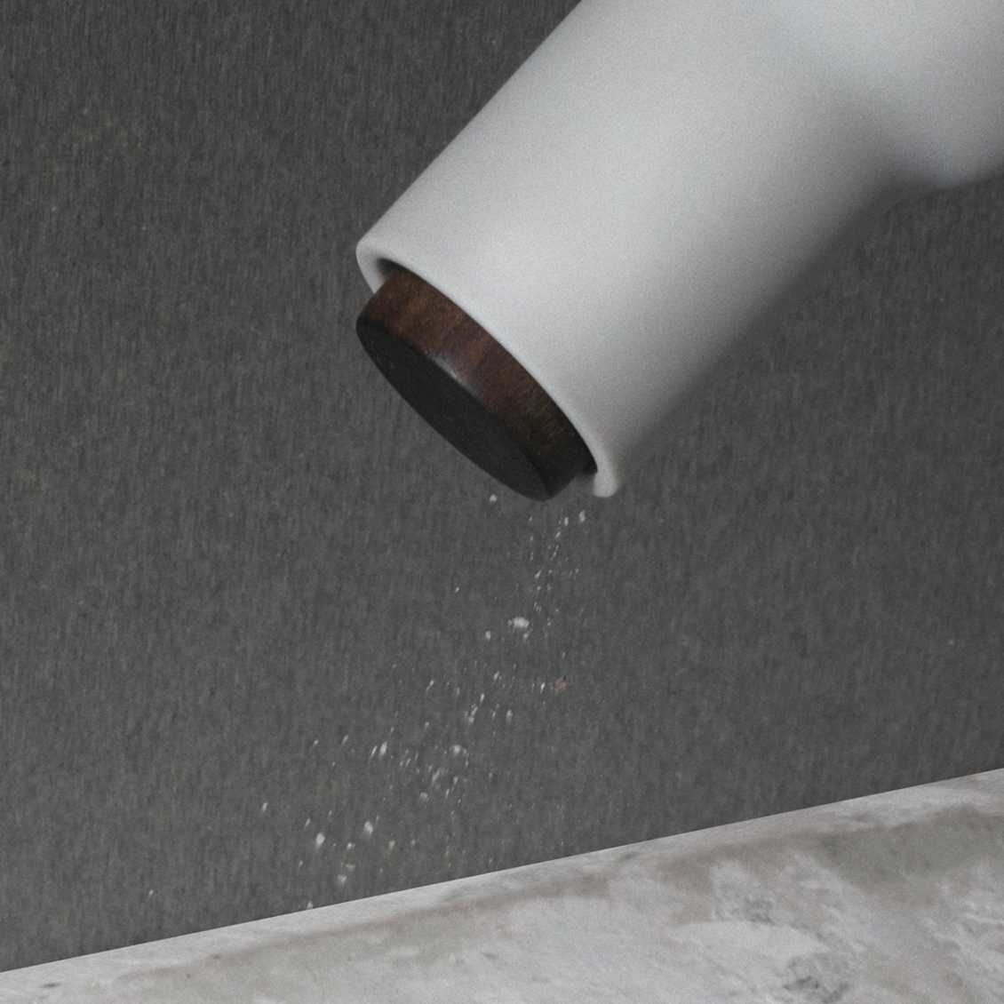 Audo Copenhagen Bottle Grinder, Hunting Green/Beige, Walnut, 2-pack