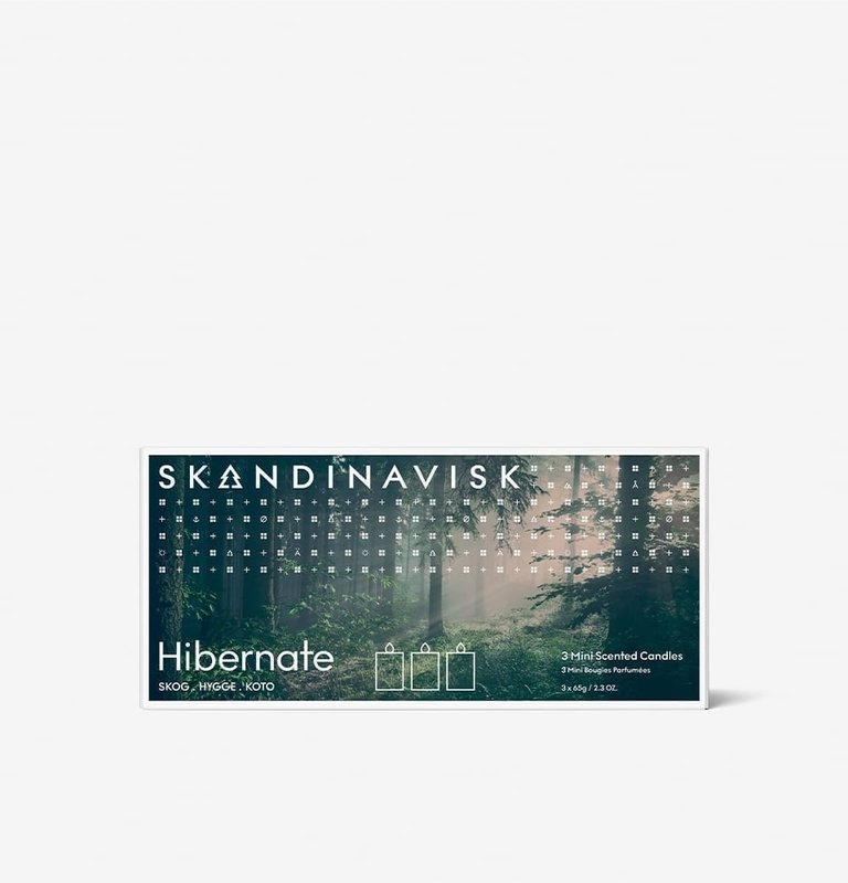 Skandinavisk GIFTSET - HIBERNATE (Skog, Hygge, Koto) 3x65g