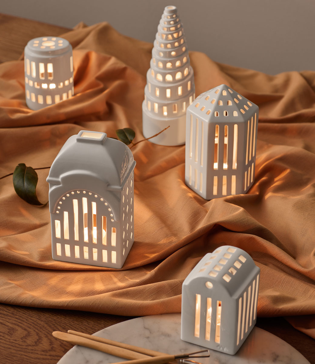 Kähler Urbania Lighthouse Tivoli Entrance  White