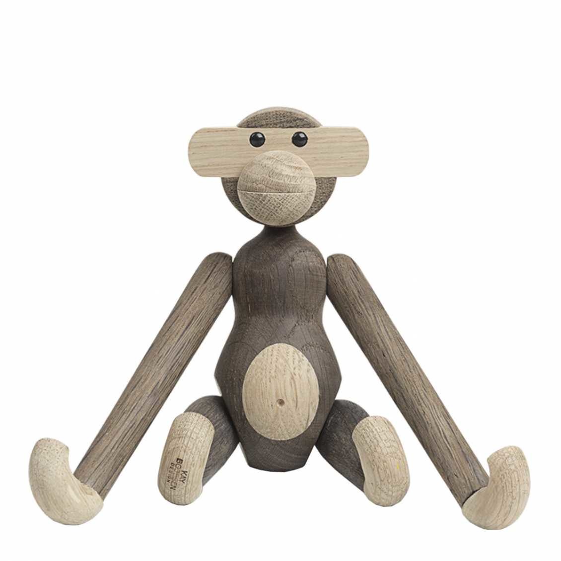 Kay Bojesen Monkey small oak/smoked oak