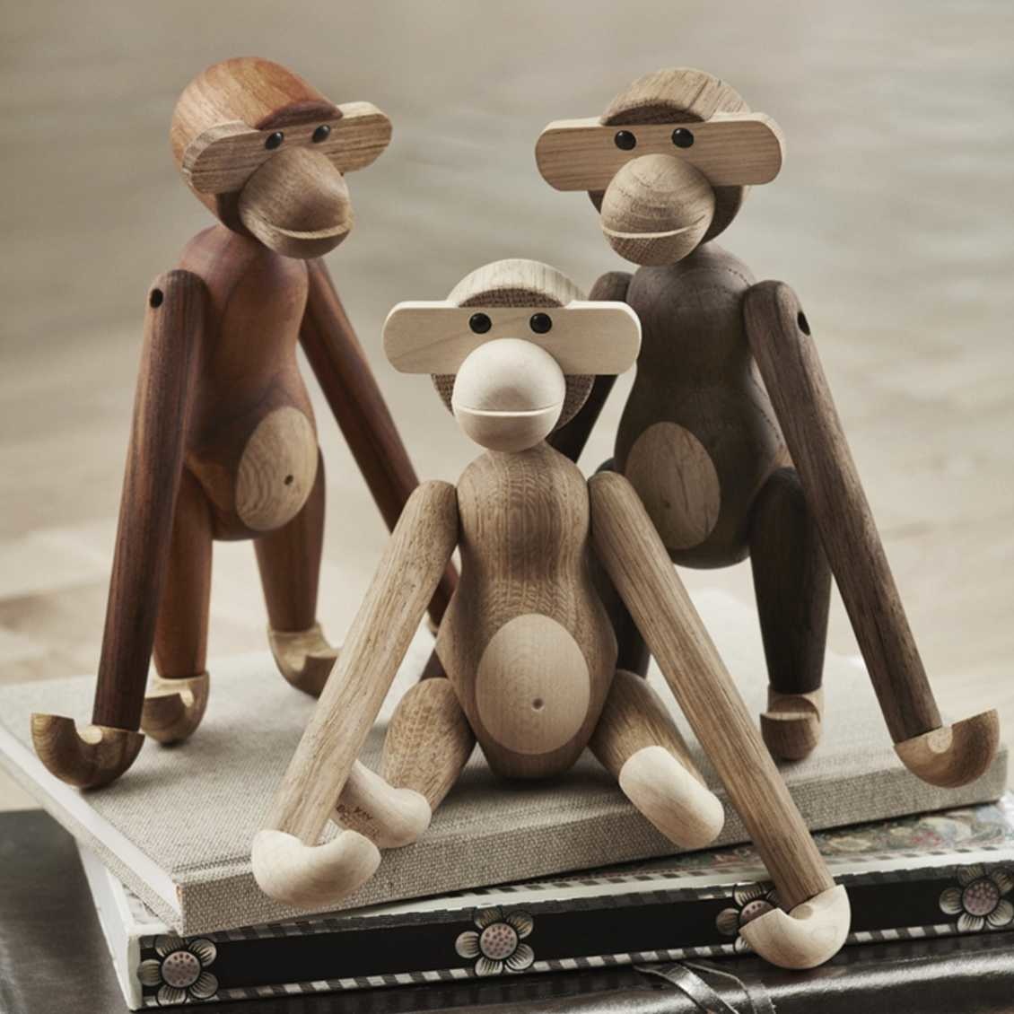 Kay Bojesen Monkey small oak/maple