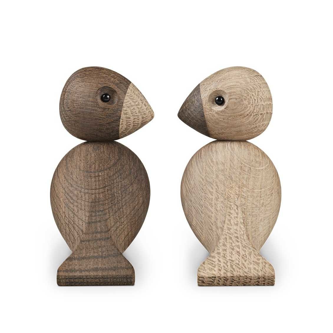 Kay Bojesen Lovebirds oak/smoked oak 1 Pair