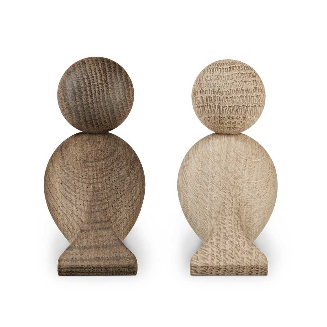 Kay Bojesen Lovebirds oak/smoked oak 1 Pair
