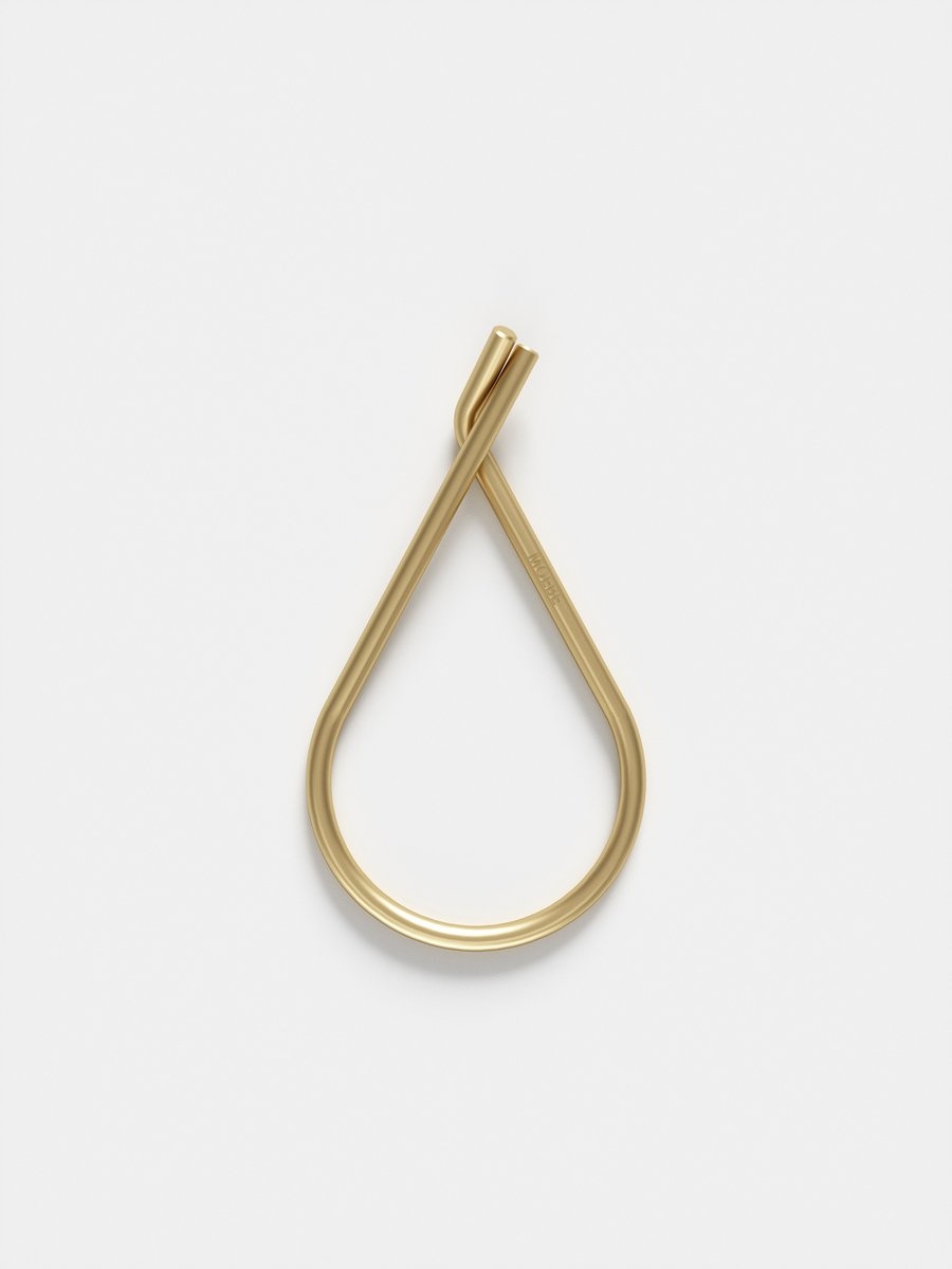 Moebe Key Ring Ø3,8 - Brass