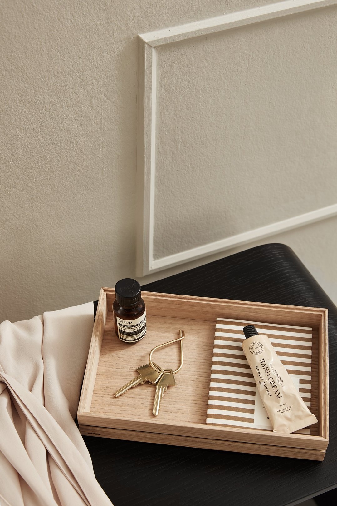 Moebe Key Ring Ø3,8 - Brass