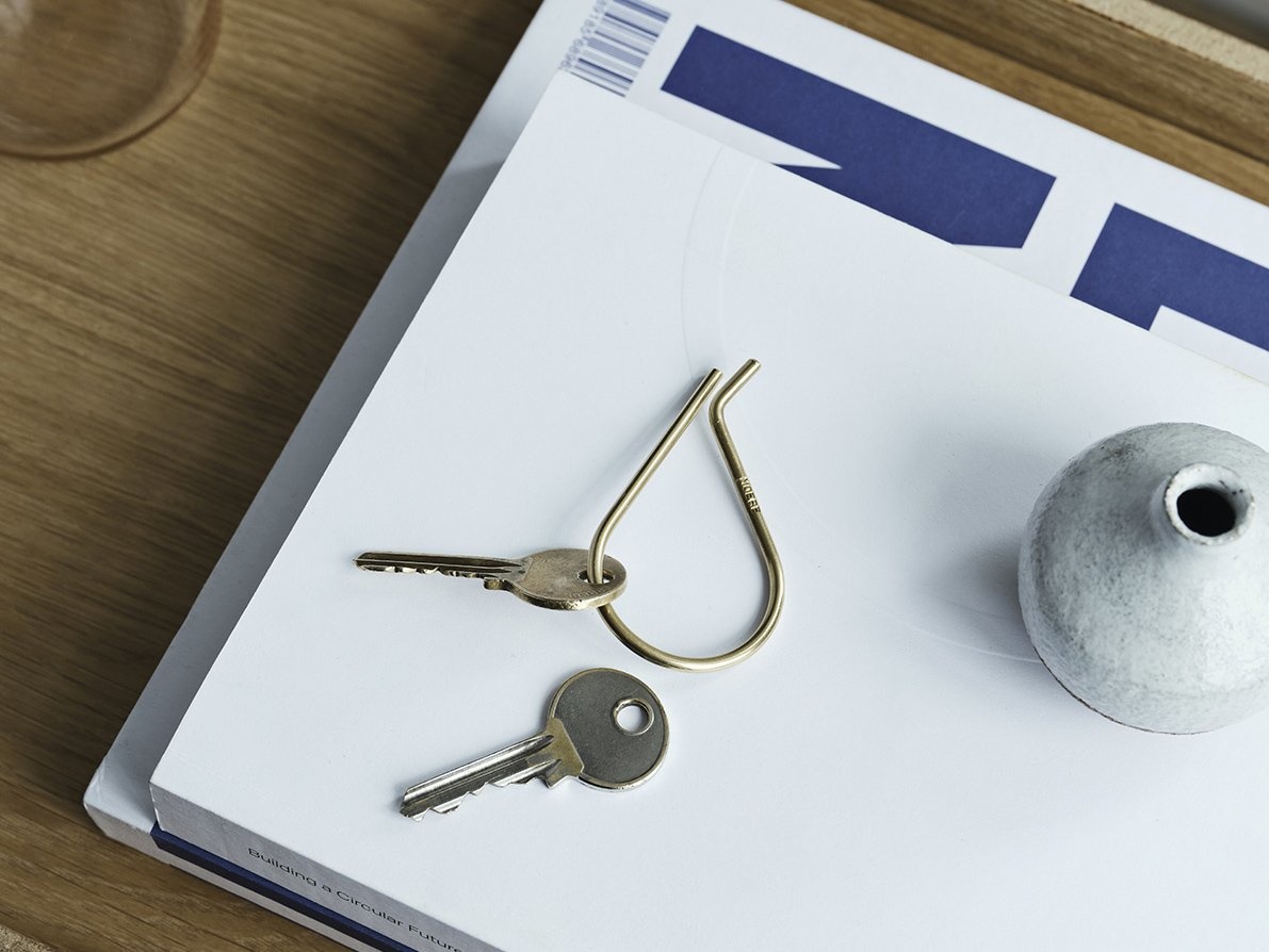 Moebe Key Ring Ø3,8 - Brass