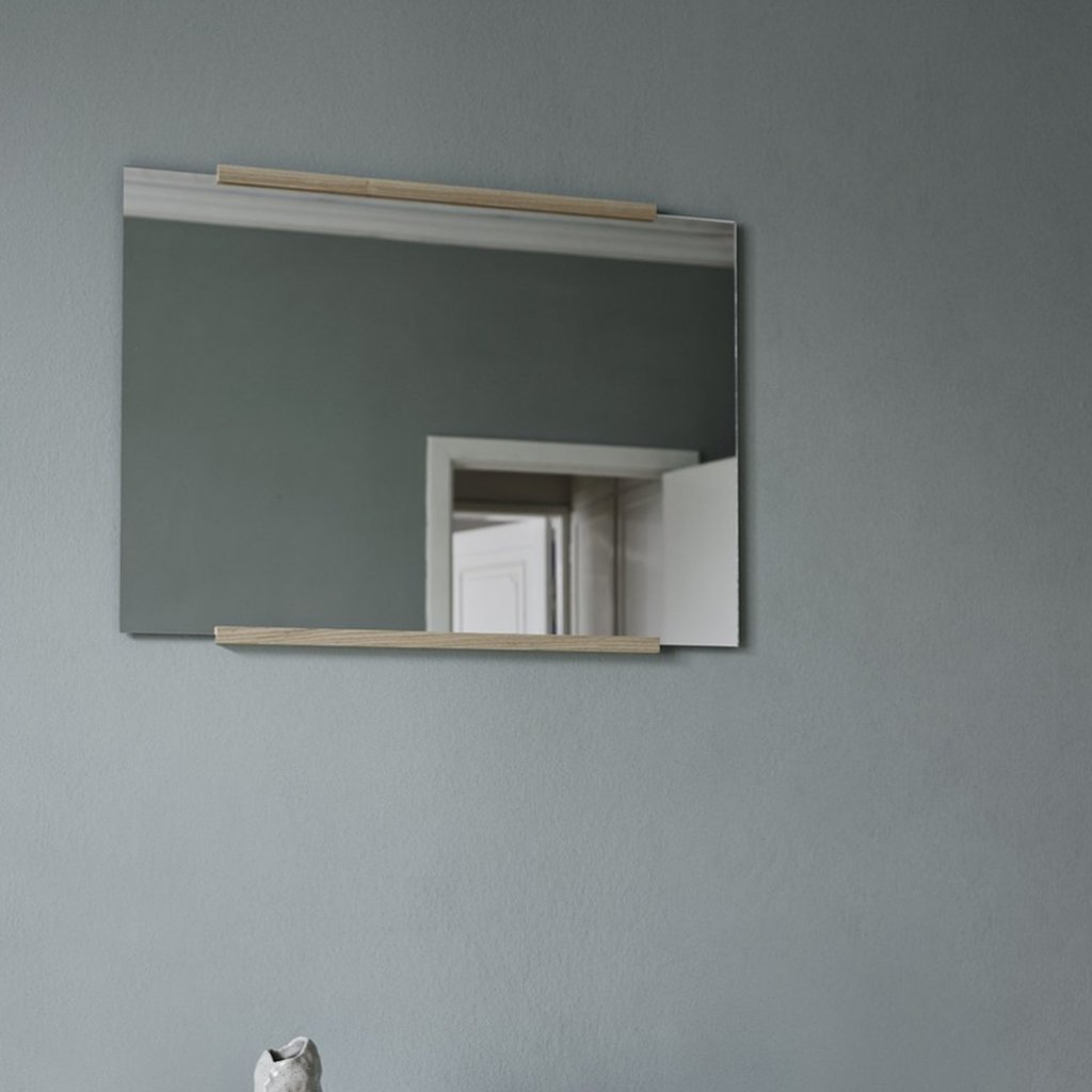 Moebe Rectangular Wall Mirror - 30x40 - Oak