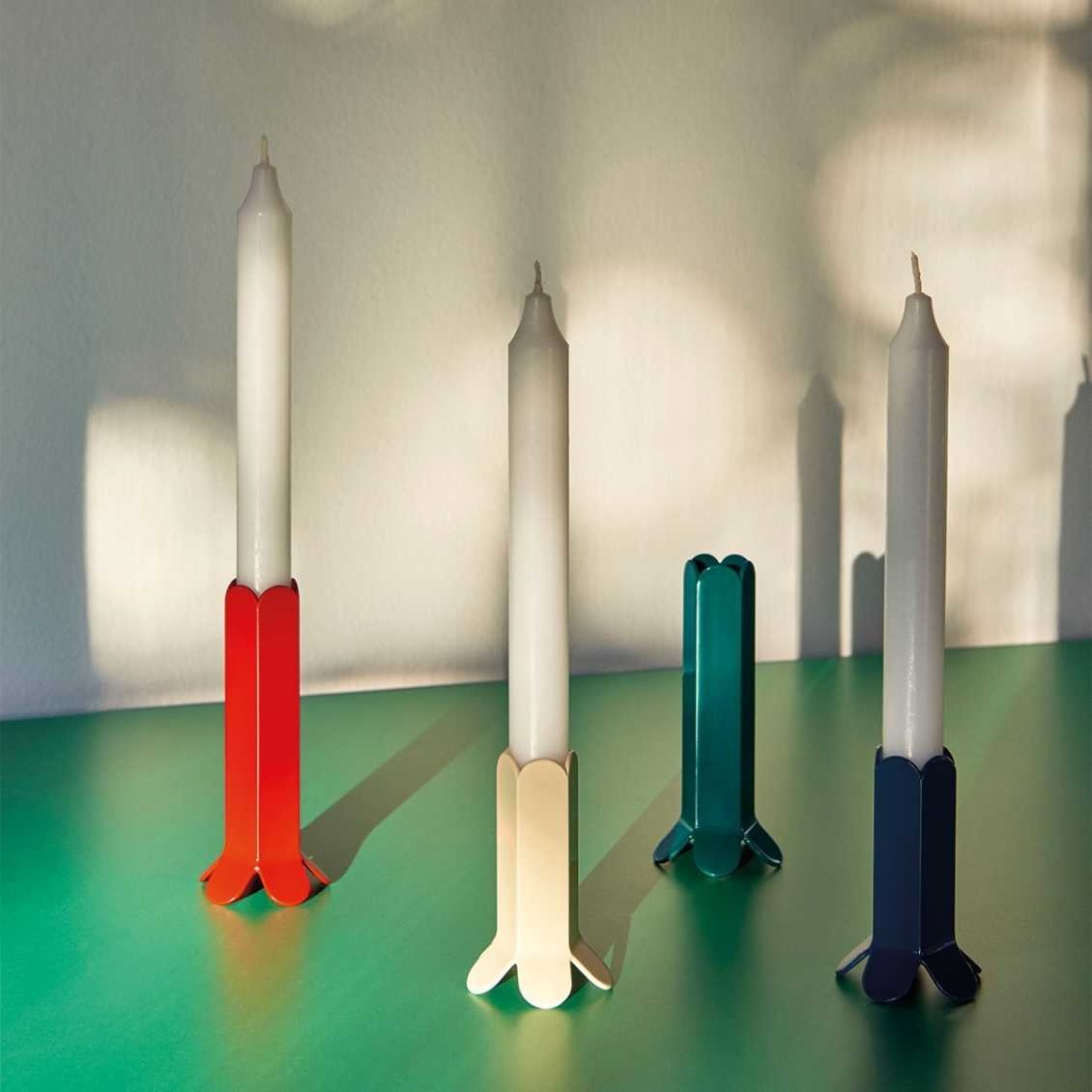 HAY Arcs Candleholder L Green