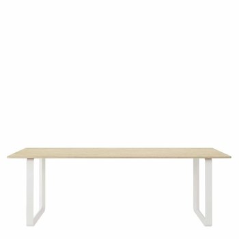Muuto 70/70 Table - 225x90cm Solid Oak/White - SHOWROOM MODEL