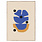 PAPER COLLECTIVE Flor Azul - 30x40 Art print